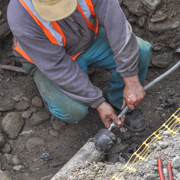 Grease trap installation service. Grease interceptor plumbing. size of grease traps